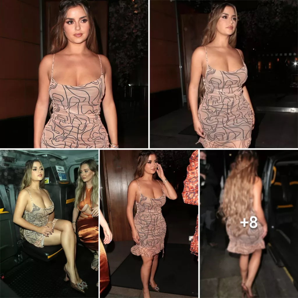 “Demi Rose’s Fashionable Presence Steals the Show at PrettyLittleThing Edit Event in London”